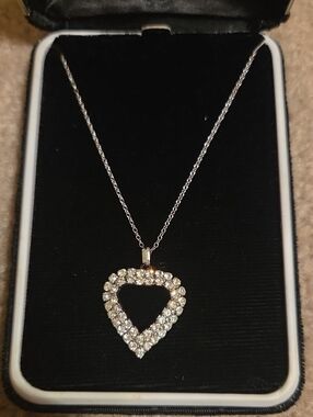 Silver Heart Pendant Necklace